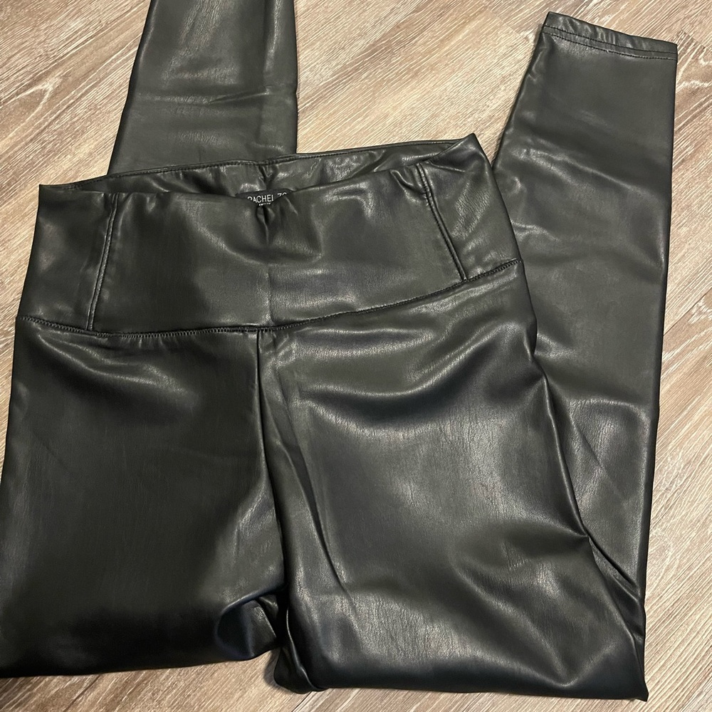 Faux leather leggings